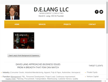 Tablet Screenshot of delangllc.com